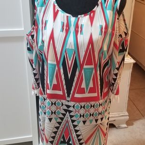 SOLD☆Aztec pencil dress